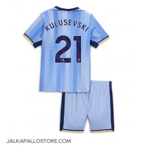 Tottenham Hotspur Dejan Kulusevski #21 Vieraspaita Lapsille 2024-25 Lyhythihainen (+ shortsit)